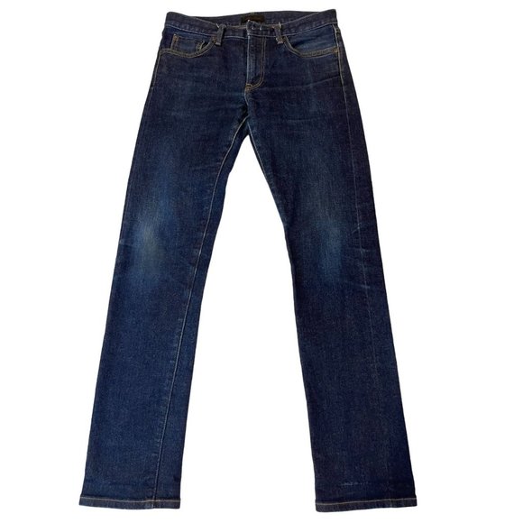 Uniqlo Other - Uniqlo Jeans Mens Jeans Skinny Leg Mid Rise Five Pockets Stretch Blue Size 30X32